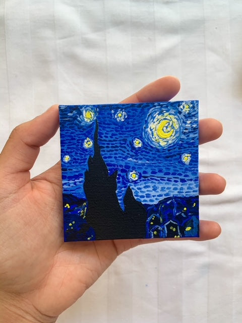 Mini Canvas : Starry Night
