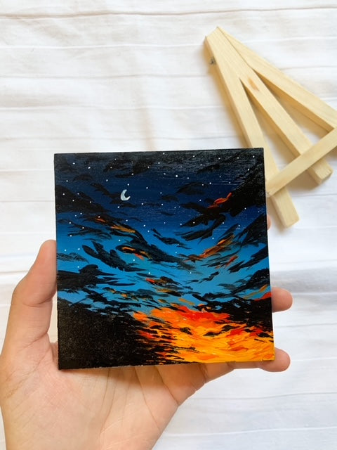 Mini Canvas: Dreamy Sky